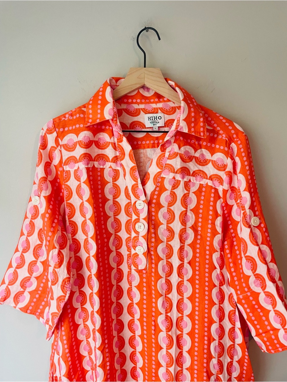 Hiho Linen Shirt Dress - Picture 3 of 8